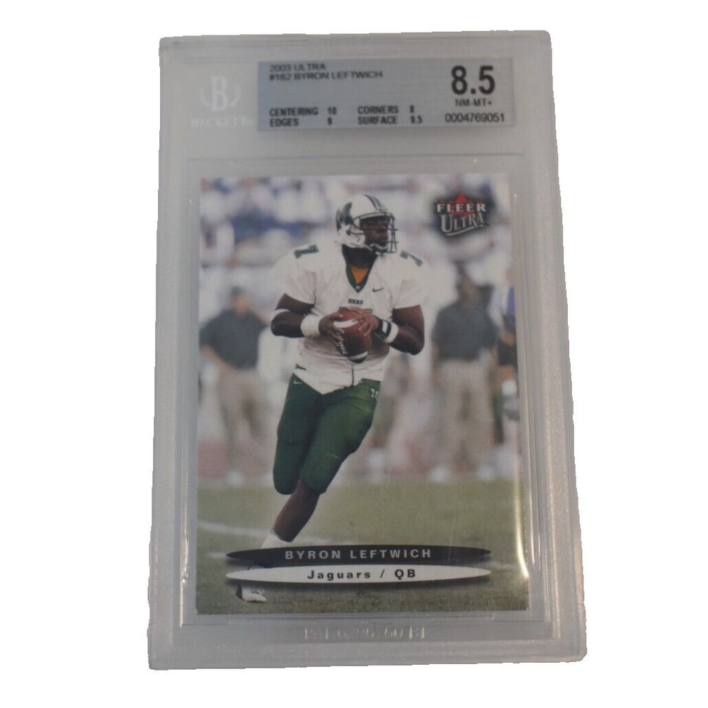 2003 Fleer Ultra #162 Byron Leftwich (RC) BGS 8.5 Jaguars
